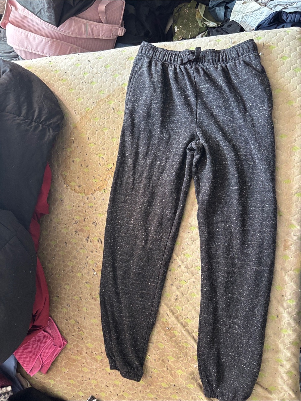George Charcoal Speckled Kids Jogger Sweatpants
